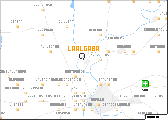 map of La Algaba