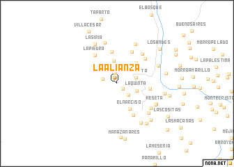 map of La Alianza