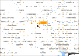 map of La Aljorra