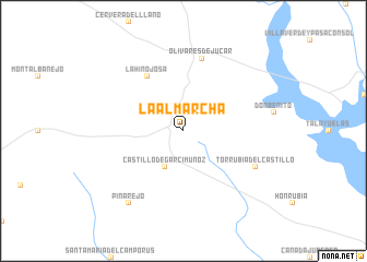 map of La Almarcha