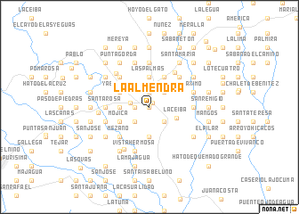 map of La Almendra