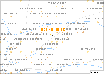 map of La Almohalla