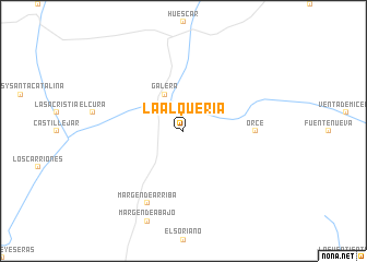 map of La Alquería