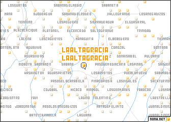 map of La Altagracia