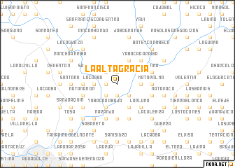 map of La Altagracia