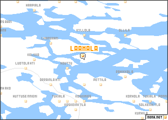 map of Laamala