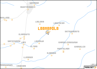 map of La Amapola