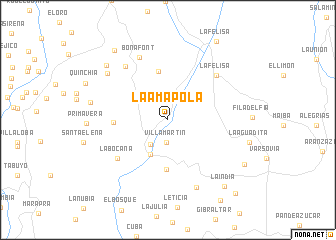 map of La Amapola