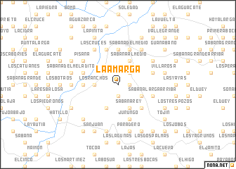 map of La Amarga