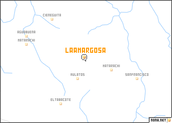 map of La Amargosa