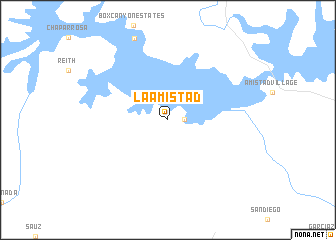 map of La Amistad