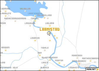 map of La Amistad