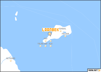 map of Laanbek