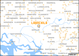 map of La Anchila