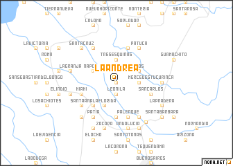 map of La Andrea