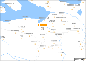 map of Laane