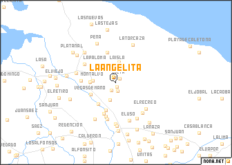 map of La Angelita