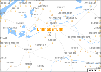 map of La Angostura