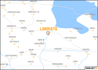 map of Lääniste