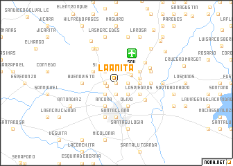 map of La Anita