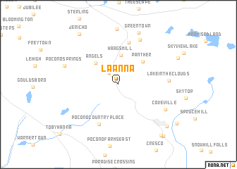 map of La Anna