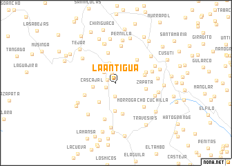 map of La Antigua