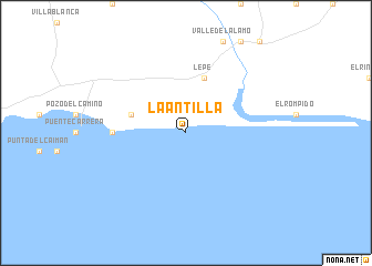 map of La Antilla