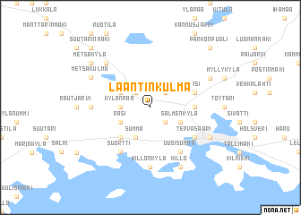 map of Laantinkulma