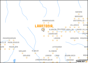 map of La Antonia