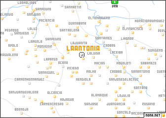 map of La Antonia