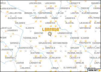 map of La Arada