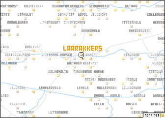 map of Laarakkers