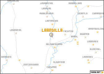 map of La Ardilla