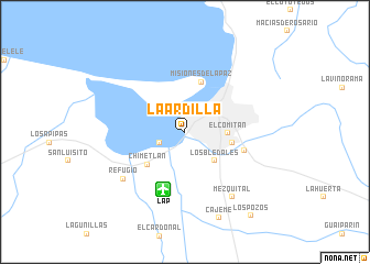 map of La Ardilla