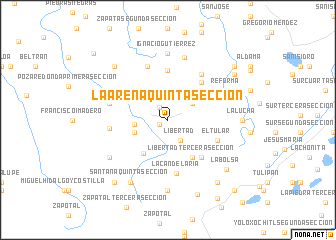 map of La Arena Quinta Sección