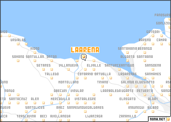 map of La Arena