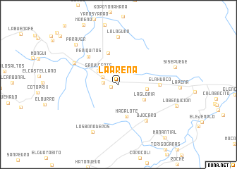 map of La Arena