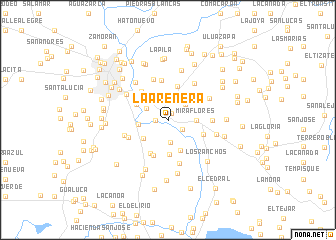 map of La Arenera