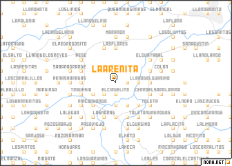 map of La Arenita