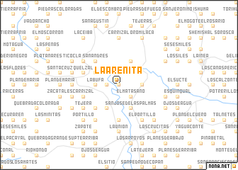 map of La Arenita