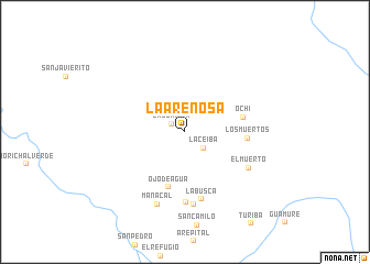 map of La Arenosa