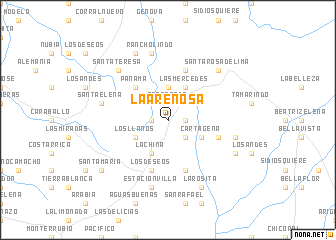 map of La Arenosa