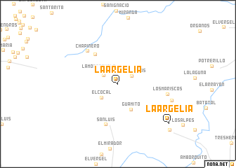 map of La Argelia