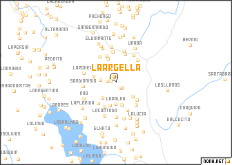 map of La Argella