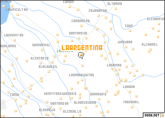 map of La Argentina