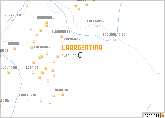 map of La Argentina