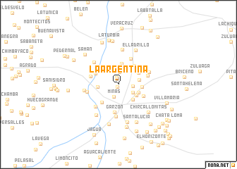 map of La Argentina