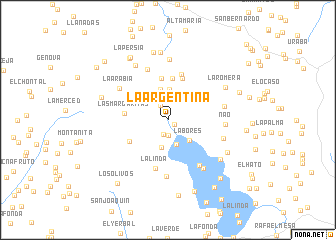 map of La Argentina