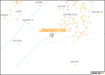 map of La Argentina