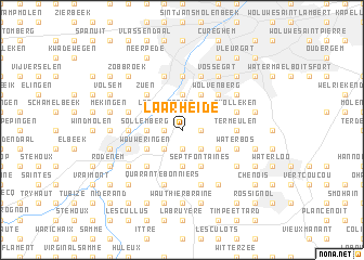 map of Laarheide